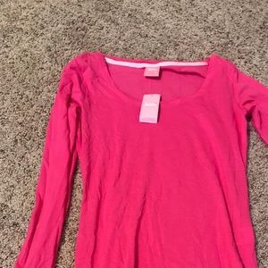 Pink long sleeve shirt